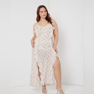 NWT Size 1X Forever21+ floral maxi dress. Sold out on Forever21 site!